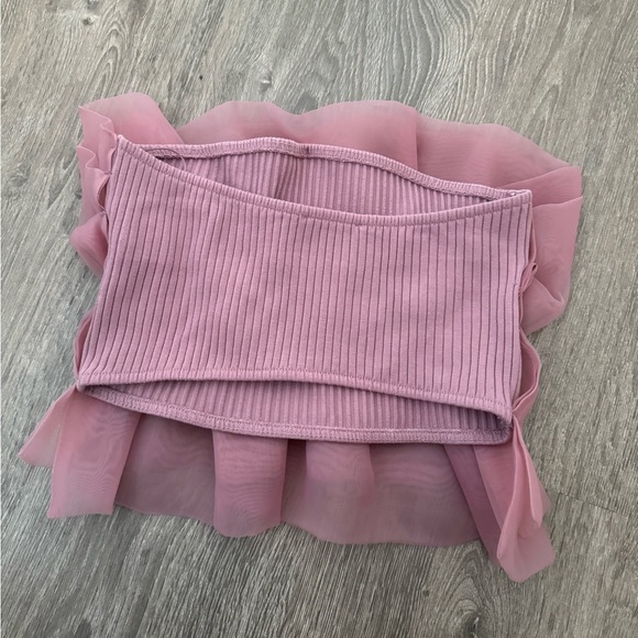 Zara Organza Bandeau Top - Picture 4 of 4